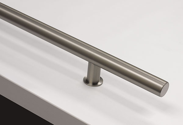 Emtek 24 Inch Long Entry Door Pull - Round Bar