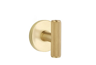 Emtek Ace Knurled Door Knob with Disk Rosette