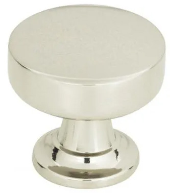 Atlas Homewares Browning Round Knob 1 1/4 Inch Polished Nickel