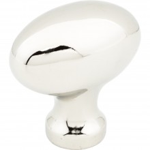 Hardware Resources Lyon 1 9/16 inch Football Cabinet Knob in Polished Nickel