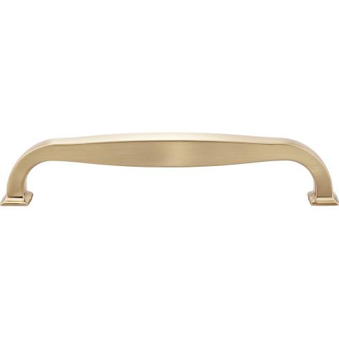 Top Knobs TK727HB Contour Appliance Pull 8 Inch CC Honey Bronze