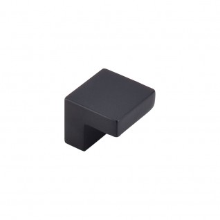 Top Knobs M1165 Nouveau III 1 Inch Square Cabinet Knob Flat Black