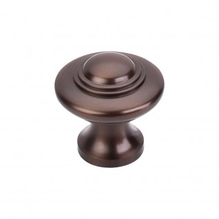 Top Knobs Britannia Collection M771 Ascot Knob 1 1/4 Inch Oil Rubbed Bronze