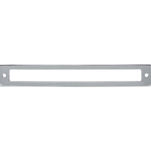 Top Knobs TK927PC Hollin Backplate 7 9/16 Inch CC Polished Chrome