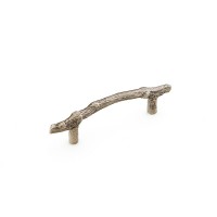 Schaub Cast Bronze Mountain 4 inch CC Stick Cabinet Pull in Italian Nickel