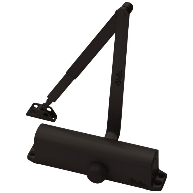 Yale Commercial 1101BF690 Multi Size Non Hold Open Door Closer Dark Bronze Finish