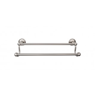 Top Knobs ED9BSNE Edwardian 24 inch Double Towel Bar Brushed Satin Nickel