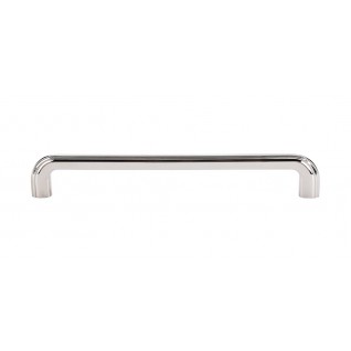 Top Knobs TK224PN Victoria Falls Pull 8 Inch CC Polished Nickel