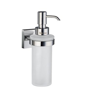 Smedbo House Collection Glass Soap Dispenser Wallmount - Polished Chrome