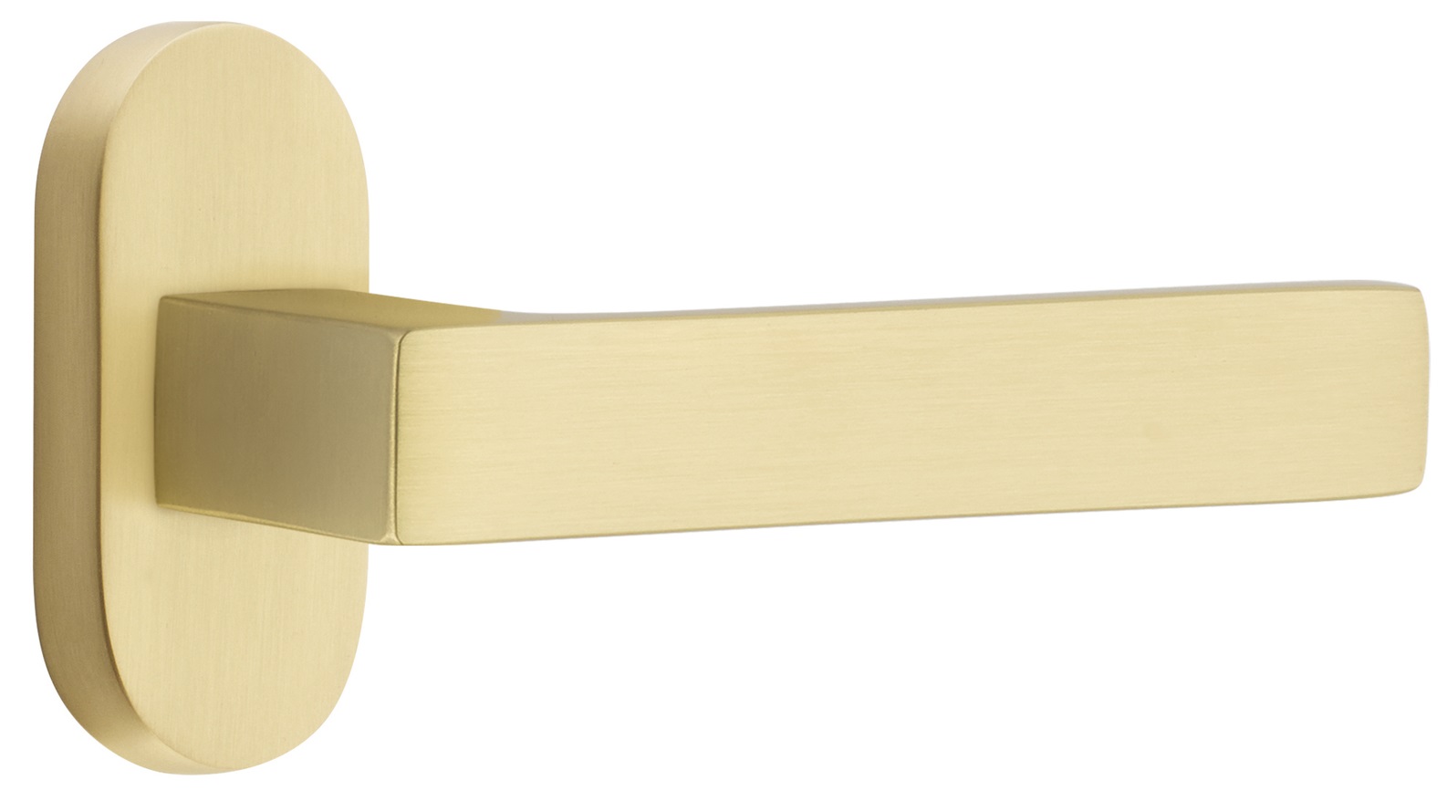 Emtek Dumont Lever with 1.5" x 3" Oval Stretto Rosette