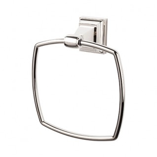 Top Knobs STK5PN Stratton Towel Ring Polished Nickel