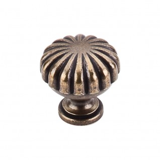 Top Knobs M321 Somerset Melon Cut 1 1/4 Inch Cabinet Knob German Bronze