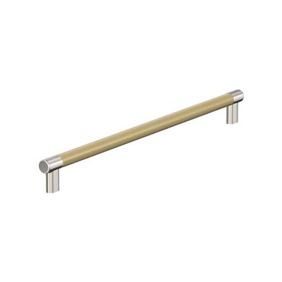 Amerock Esquire 18 Inch cc Appliance Pull Polished Nickel/Golden Champagne