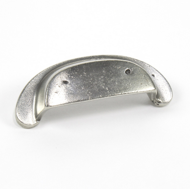 Century Whistler 3 1/2 Inch Cup Pull in White Bronze Aged