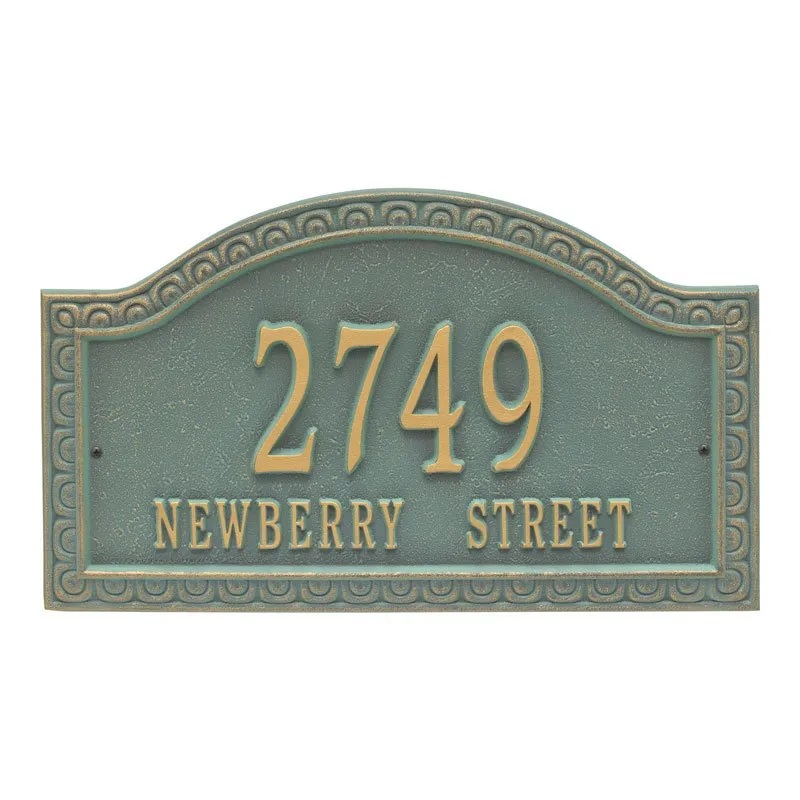 Whitehall Personalized Penhurst Plaque - Grande - Wall - 2 Line