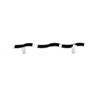 Top Knobs M418 Nouveau Wave Pull 5 1/16 Inch CC Polished Chrome