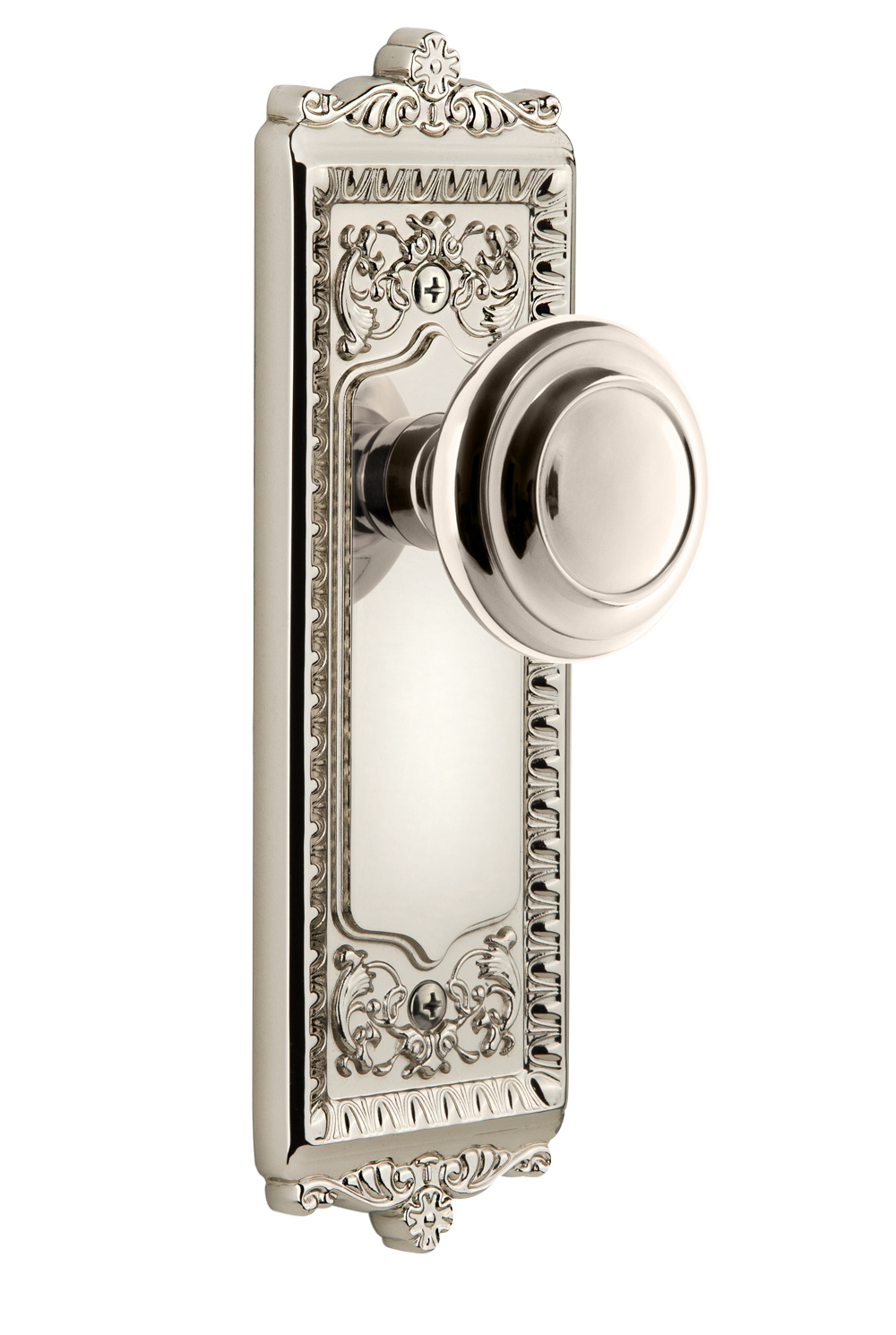 Grandeur Windsor Plate with Circulaire Knob