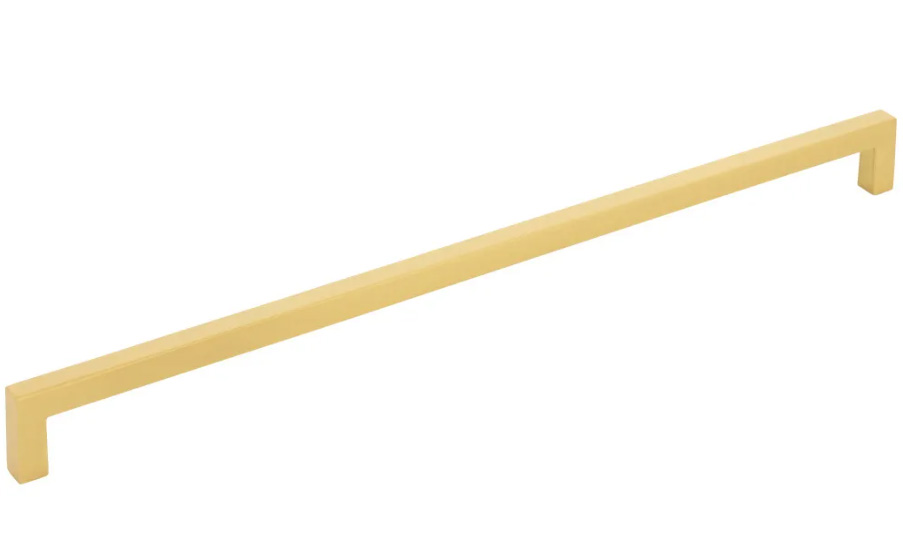 Hardware Resources 320 mm CC Brushed Gold Square Stanton Cabinet Bar Pull