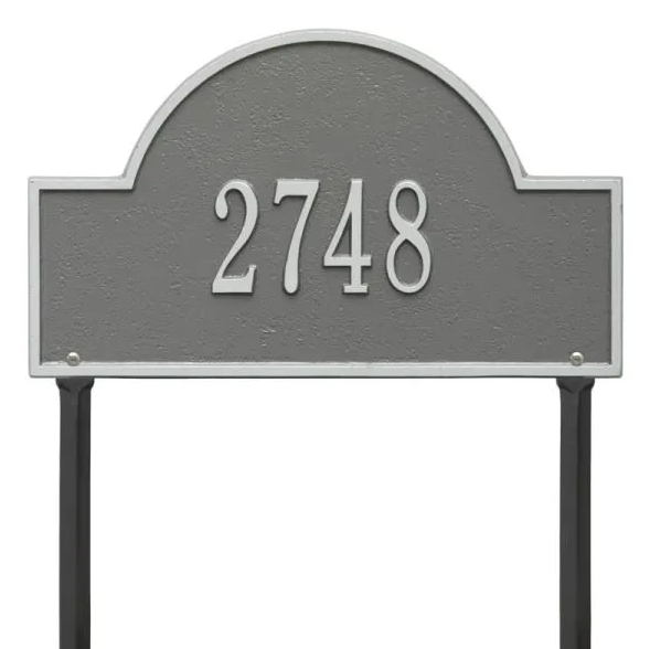 Whitehall Arch Marker Standard Lawn - One Line