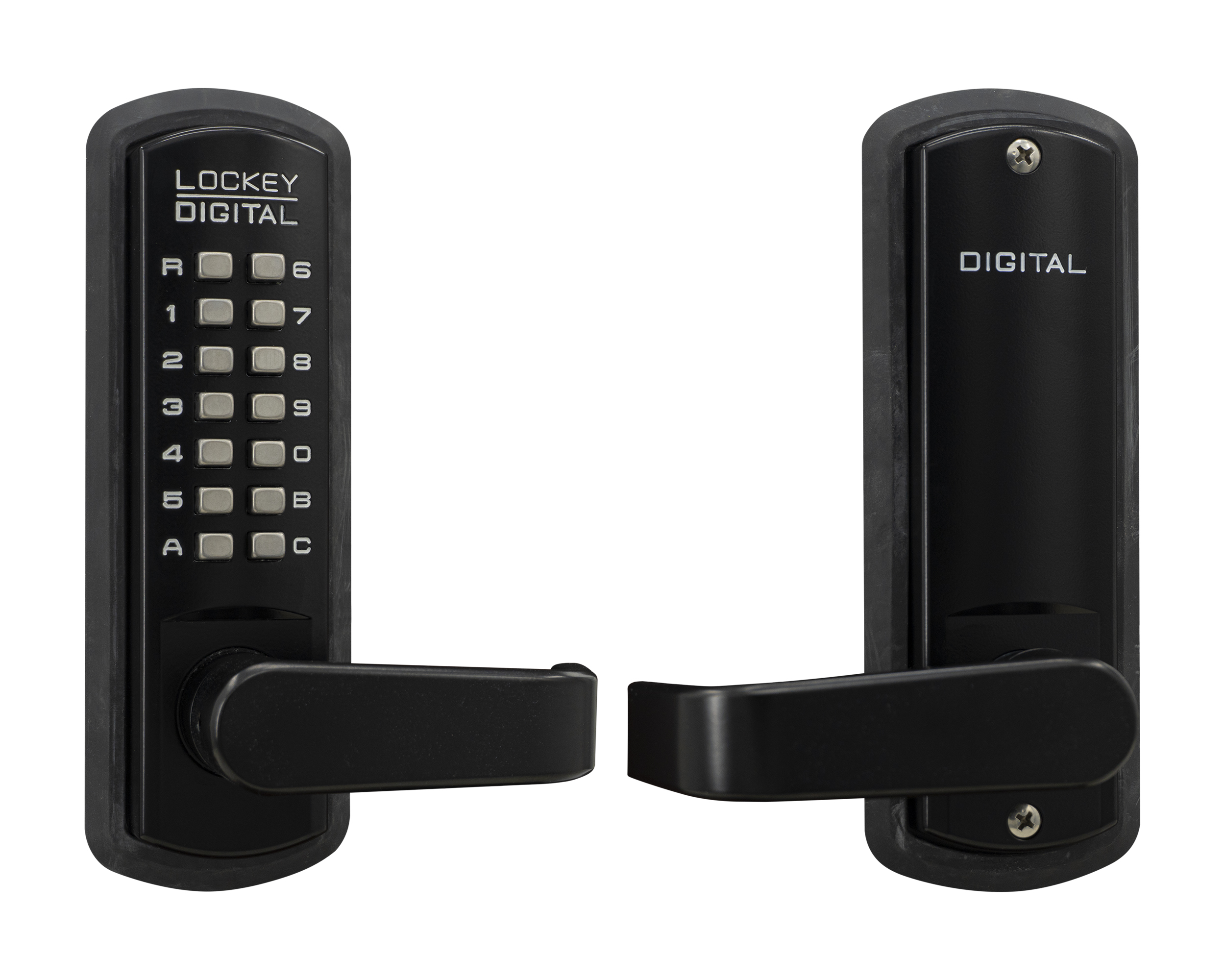 Lockey 3835 Mechanical Keyless Lever Lock with Passage Function