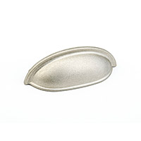 Schaub Traditional Design Cup Pull 3 inch cc Distressed Nickel