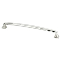 Berenson Tailored Traditional Appliance Pull 12 Inch C/C Polished Nickel