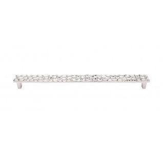 Top Knobs TK309PN Cobblestone Pull 12 9/16 Inch CC Polished Nickel