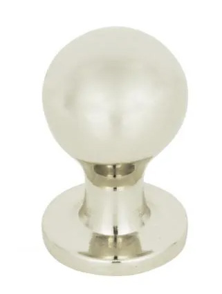 Atlas Homewares Nipple Knob 3/4 Inch Polished Nickel