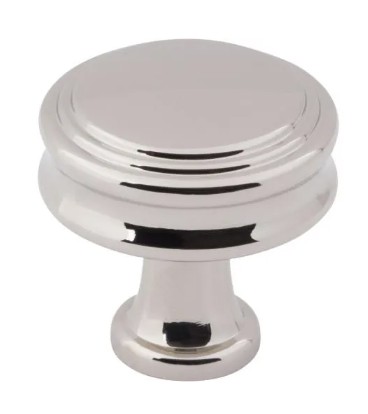 Top Knob Coddington 1 1/4 Inch Knob Polished Nickel