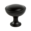 Berenson Echo Knob 1-3/16 Inch Dia Matte Black