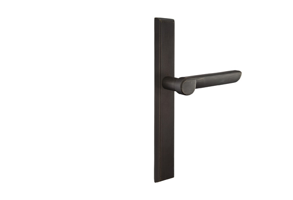 Emtek Configuration 6 Sandcast Rectangular 1 1/2 x11 Multi Point Lock Trim Only