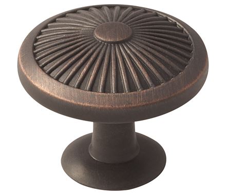 Amerock Crawford 1 3/8 Inch Cabinet Knob Oil-Rubbed Bronze