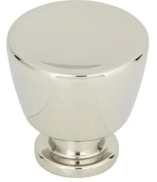 Atlas Homewares Conga Knob 1 1/8 Inch Polished Nickel