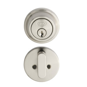 Better Home Products Modern Round Single Cylinder Deadbolt