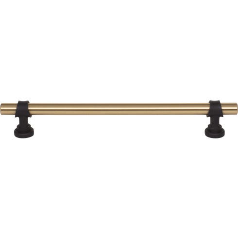Top Knobs M2741 Bit Pull 7 9/16 Inch CC Honey Bronze and Flat Black