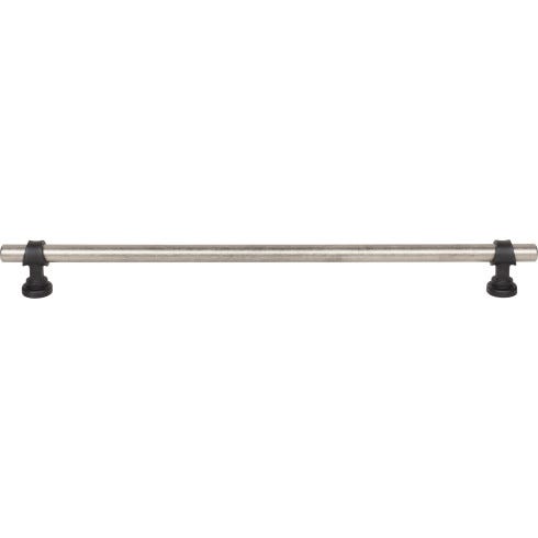 Top Knobs M2767 Bit Pull 12 Inch CC Pewter Antique and Flat Black