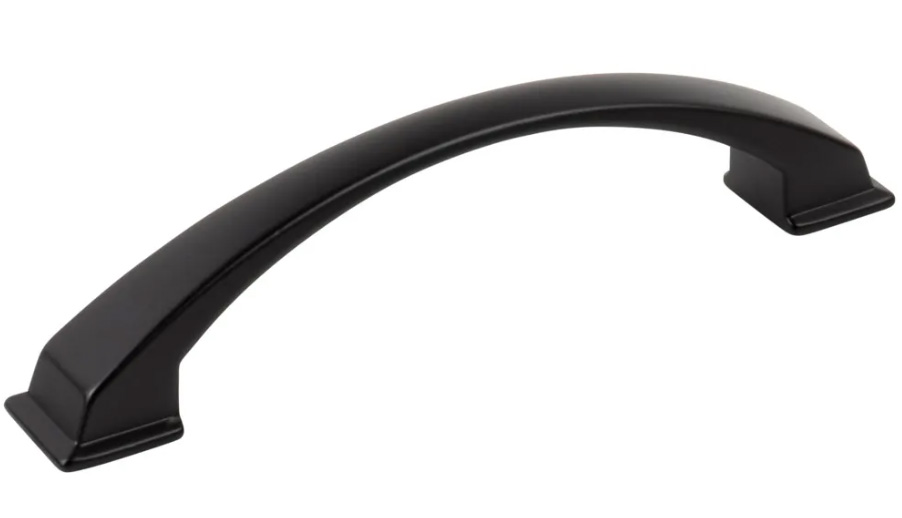 Hardware Resources 128 mm CC Matte Black Arched Roman Cabinet Pull