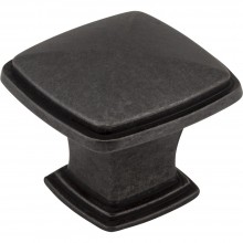 Hardware Resources Milan 1 1 3/16 inch Cabinet Knob in Gun Metal