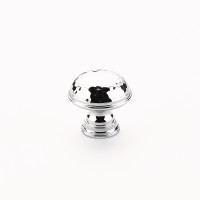 Schaub Atherton 1 1/4 inch Diameter Cabinet Knob in Polished Chrome
