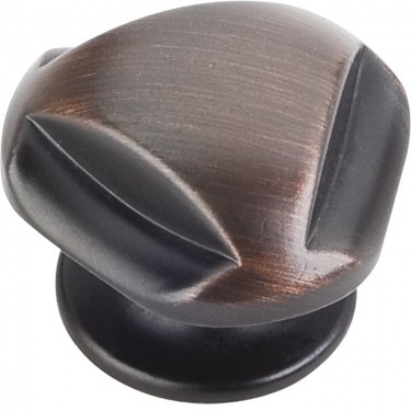 Hardware Resources Chesapeake 1-5/16 Inch Cabinet Knob - Brushed Oil-Rubbed Bronze