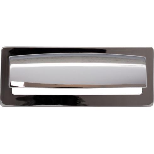 Top Knobs TK937PC Hollin Cup Pull 3 3/4 Inch CC Polished Chrome