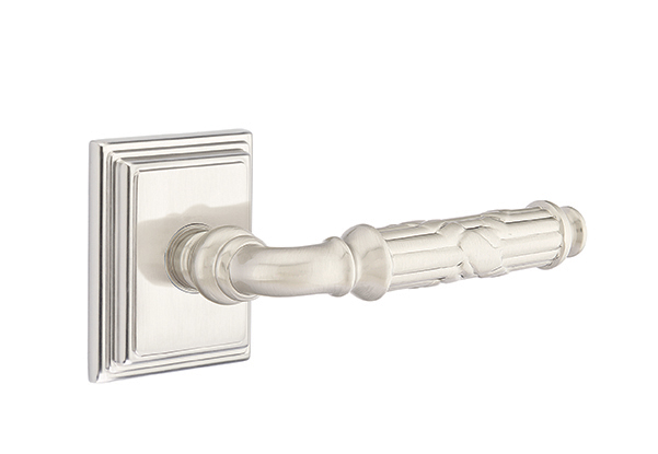 Emtek Ribbon & Reed Lever with Wilshire Rosette
