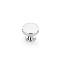 Schaub Heathrow 1 1/4 inch Diameter Round Knob in Polished Chrome