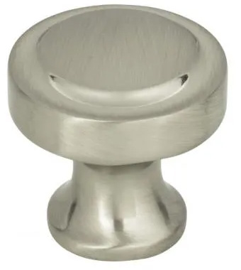 Atlas Homewares Bradbury Knob 1 1/4 Inch Brushed Nickel