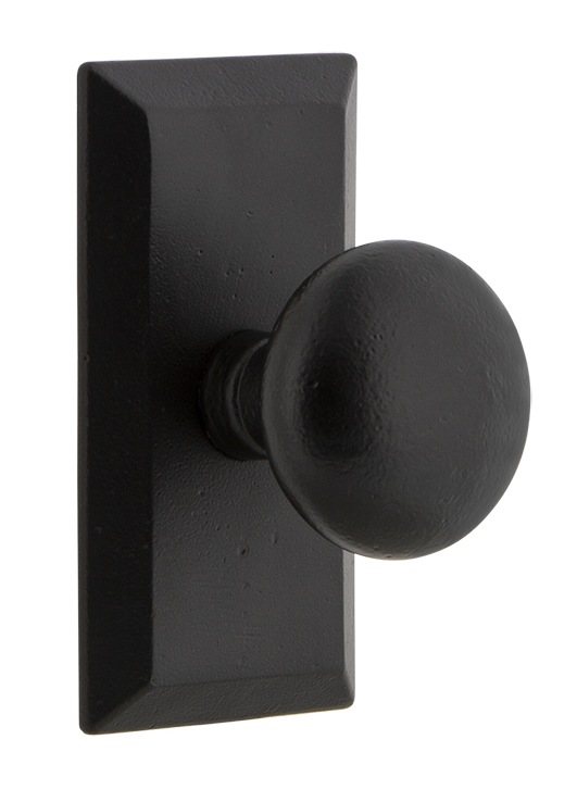 Ageless Iron Keep Knob with Vale Plate