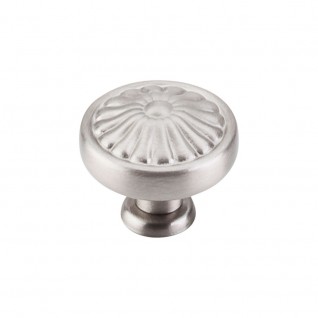 Top Knobs M1599 Flower Knob 1 1/4 Inch Brushed Satin Nickel