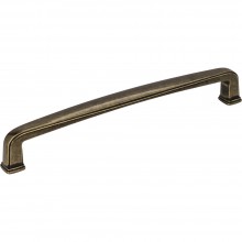 Hardware Resources Milan 1 160mm CC Cabinet Pull in Distressed Antique Brass