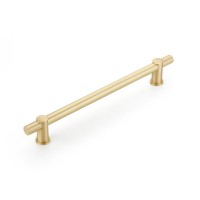 Schaub Fonce 12 inch CC Appliance Pull in Satin Brass