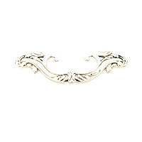 Schaub French Court 5 3/8 inch CC Swag Pull in White Brass