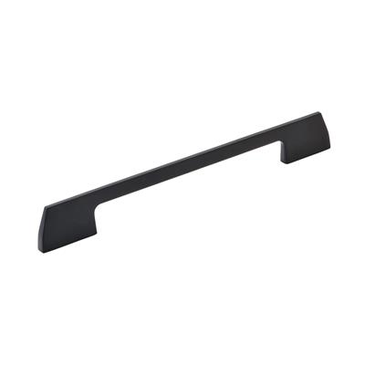 Amerock Angle 7 9/16 Inch CC Cabinet Pull Matte Black